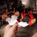 Lurrose Reindeer Antler Hair Clips for Couples | Cute Christmas Ear Hairpins | Festive Party Headgear - Buy Online on GoSupps.com