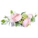 Mikinona 1pc Hair Comb Bride Headdress for Wedding Hair Accessories Bridal Floral Hair Headpiece Hair Clip Bride Wedding Headdress Cloth Artificial Flower Wedding Dress Bridegroom