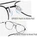 Soft Silicone Nasal Pads for Glasses - Rectangular | Transparent Nose Pads for Comfort | 10 Pairs Size S - Perfect for Glasses & Sunglasses - Buy Online on GoSupps.com