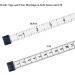 Body Measuring Tape Double Scale 120 Inches/300cm Retractable Mini Tape Measure - Black - Buy Online on GoSupps.com