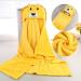 Hilmocho Lion Baby Hooded Blanket - Soft Coral Fleece Swaddle for Newborns - Buy Online on GoSupps.com