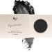 Nui cosmetics natural cosmetics vegan of course gluten-free make-up- natural pressed eyeshadow 15 kahuna black silver glitter finish