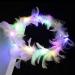 LEEMASING LED Feather Wreath Crown Headband Light-Up Angel Halo Headband For Wedding Christmas Halloween Valentine's Day (Colorful) - Buy Online on GoSupps.com
