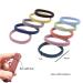 60 Pack Neutral Color Nylon Seamless Elastic Ponytail Holders - Women Hair Ties - Buy Online on GoSupps.com