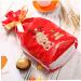 ORFOFE 10pcs Gingerbread Bags Elk Candy Bag Drawstring Bags for Candy Packing Bag Snowflake Crisp - Buy Online on GoSupps.com