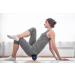 Ficyo Peanut Massage Ball & Scooter Roller | Rehab Yoga Crossfit Anti-Stress Back Pain Relief - Black/Blue - Buy Online on GoSupps.com