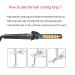 Professional Curling Tong & Iron - Upgrade Ceramic Barrels Quick Heating Adjustable Temperature for All Hair Types - Buy Online on GoSupps.com