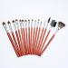 21-Piece Makeup Brush Set - Eye Shadow & Loose Powder Brushes for Flawless Application | International Shipping Available - Buy Online on GoSupps.com