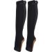 Compression Stockings with Zipper for Men & Women - Knee-High Open Toe Medium-Caliber Steady Support for Varicose Veins (XXL) - Buy Online on GoSupps.com