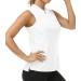 Women's Sleeveless Tennis Shirt Golf Shirts UPF 50+ Sun Protection - White, Medium - Buy Online on GoSupps.com
