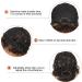 HUA Short Curly Real Human Hair Wig for White Women | Clearance Ombre Highlights Brown Mix | 150% Density | Perfect Gift for Mom - Buy Online on GoSupps.com