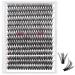 280 Pcs Individual Lashes 30D+40D Mixed Lash Clusters 14 Rows Cluster Lashes that Look Like Eyelash Extensions DIY Lash Extension Self Application At Home (30+40-C-16) 16 mm 30C+40C-C-Large