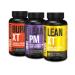 Jacked Factory Burn-XT Clinically Studied Thermogenic Fat Burner (120 Capsules) Lean PM Nighttime Fat Burner and Sleep Aid (120 Capsules) Lean-XT Caffeine-Free Weight Loss Supplement (60 Capsules)