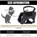 Tactical Cat Dishes & Safe Cat Vests | Adjustable Pet Tableware for Large Cats & Small Dogs - Black with Leash - Buy Online on GoSupps.com