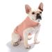 Caracaleap dog sweater-dog coat soft and warm t-shirt dog winter clothing coat cat sweater sweater for medium-sized dogs L orange-pink