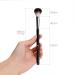 Ducare Fan Brush - Highlighter & Setting Makeup Tool - Silvery & Black - Buy Online on GoSupps.com