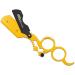 G4 Vision Universal Half Blade Straight Razor - 100 Replaceable Blades Professional Double Ring Barber Shaving Razor (Yellow) - International Shipping Available - Buy Online on GoSupps.com