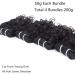 10A Grade Brazilian Water Wave 8 Inch 50g/pc Human Hair Weave - Pack of 4 - Buy Online on GoSupps.com