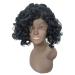 Wig Women Black Wavy Curly Synthetic Curly 60s 70s 80s 50s Hair