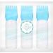 Lurrose Root Comb Applicator Bottle Set - 3pcs 6oz Squeeze Bottles for Salon Hair Coloring - Blue - Buy Online on GoSupps.com