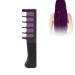 Hair chamber comb hair criminal comb professional portable temporary hair color dye dye washable hair chalk for bar party family reunion (violet)