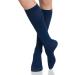 VIM & VIGR Navy Compression Socks for Men & Women | 15-20 mmHg Graduated | Moisture-Wicking | Medium-Large Wide Calf - Buy Online on GoSupps.com