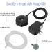 Hygger Ultra Silent Mini Air Pump for Aquariums - 1.5W Betta Bubbler with Air Stone & Hose for 0.5-15 Gal Fish Bowls | Quiet Oxygen Ventilation Solution - Buy Online on GoSupps.com