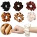 6 Pieces Satin Hair Ties - Soft Silk Elastic Scrunchies for All Occasions | International Shipping Available - Buy Online on GoSupps.com