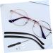 Gleavi Sunglasses Frame Replacement Bars | Accessories for Glasses Repair | Durable Brille Arm Covers | Black 13.8x0.8cm - Buy Online on GoSupps.com