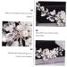 Housoutil Pearl Comb Bride Hair Accessory Flower Hairpin Comb Bride Hairpin Comb Rhinestone Hair Clips Pearl Flower Bridal Hair Clip Comb Hair Pin Wedding Hair Accessories White - Buy Online on GoSupps.com