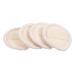 4pcs Loofah Facial Loofah Scrubber Body Scrub Pad Shower Loofah Sponge Dish Washing Loofah Facial Loofah Pads Scouring Pad Loofah Face Wash Pads Face Scrubber Beige Fabric