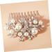 SKISUNO Bridal Comb Wedding Hair Comb Bride Hair Comb Bridal Rhinestone Hair Comb Bridal Hair Comb Wedding Hair Accessory Bridesmaid Hair Comb Pearls Hair Comb - Buy Online on GoSupps.com