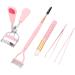 5Pcs Gernie Eyelash & Eyebrow Makeup Tool Set - Double-Ended Curlers & Brushes for Perfect Eye Looks - Buy Online on GoSupps.com