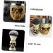 Buy Abaodam Portable Razor Brush Set - Skeleton Head Beard Razor & Makeup Brush Holder for Ultimate Men's Grooming - Buy Online on GoSupps.com