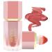 Liquid Blush for Cheeks Soft Cream Matte Blush Makeup Liquid Natural Long-Lasting Hypoallergenic Red Pink Rose Orange Korean Cream Face Blush for Cheeks for Mature Skin White Dark Skin (03-Lucky)