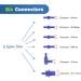 ELERA Blood Pressure Cuff Adapter Kit - 6 Sizes Hose Connectors Included Suitable for Most Blood Pressure Monitors (6) 5 - Buy Online on GoSupps.com