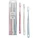 3-Part Macaron Toothbrush Set - Soft Bristle Family Pack with Protective Covers for Adults & Kids | Travel-Friendly Care Tools - Buy Online on GoSupps.com