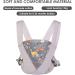 iFCOW Baby Sling Carrier Baby Wrap Sling Baby Wrap Carriers Handfree Swaddle Wrap Front and Back Suitable from Birth to 15KG Gray - Buy Online on GoSupps.com