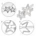 2Pcs Hollow Star Hair Clips - Non-Slip Metal Geometric Hairpin with Rhinestones - Elegant Hair Barrettes for Women, Girls - Silver - Buy Online on GoSupps.com