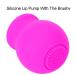 Silicone Lip Plumper Device with Brush - Achieve Full Lips with Lip Pump Tool (Pink) - Buy Online on GoSupps.com