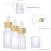 12Pcs 20ml Frosted Glass Dropper Bottles TANOSAN Eco-Friendly Essential Oil Bottles with Eye Dropper and Bamboo Lids Refillable Essence Liquid Cosmetic Containers and 2 Pieces Funnel 20ml/0.7oz - Buy Online on GoSupps.com