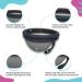 Ecoblossom Reusable Menstrual Disc | Soft Medical-Grade Silicone Menstrual Cup for Women | Black Regular Period Disc - Buy Online on GoSupps.com