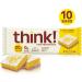 Think! High Protein Bars Lemon Delight 2.1 Oz 10 Count 600g - Buy Online on GoSupps.com