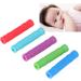 Spyminnpoo Baby Bite Ring Set - 5 Silicone Baby Teething Toys for Safe Relief Soft Grip Strength Training & Dental Care - Buy Online on GoSupps.com