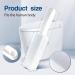 White Cleaning Pumice Stone with Handle - 2 Pack for Hard Water Stains Tile & Bathroom Cleaning - Buy Online on GoSupps.com