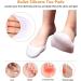 4 Pairs Silicone Toe Caps - Gel Sock Pads for Foot Protection - Breathable Hole for Ball of Foot - Metatarsal Ballet Pointe Cap - Buy Online on GoSupps.com