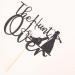 The Hunt is Over Cake Topper Funny Guns Themed Bride & Groom Wedding / Engagement / Bridal Shower Party Cake Decorations Black Glitter - Buy Online on GoSupps.com