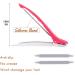 12 PCS Hair Clips for Styling Duck Billed Hair Clips for Styling Sectioning Hair Clips for Women Hair Cutting Clips for Salon and Home No Crease Hair Clips for Hair Sectioning Barber Hair Clips for Stying(BLACK & PINK) 1 count (Pack of 12) 6 Pcs Black & 6 - Buy Online on GoSupps.com