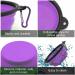 Collapsible Dog Bowl Collapsible Dog Water Bowls for Cats Dogs Portable Pet Feeding Watering Dish Portable Dog Water Food Bowl with Carabiner Pet Feeding Cup Dish for Traveling Walking Parking (Small Pink+Purple) Small Pink+purple - Buy Online on GoSupps.com