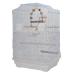 QBLEEV Bird Cage Cover Stretchy Seed Catcher Birdcage Nylon Mesh Net Cover Skirt Guard Shell White